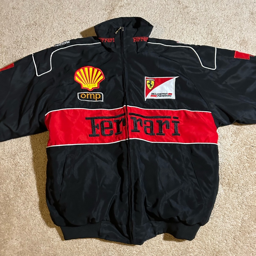 Vintage Ferrari bomber jacket